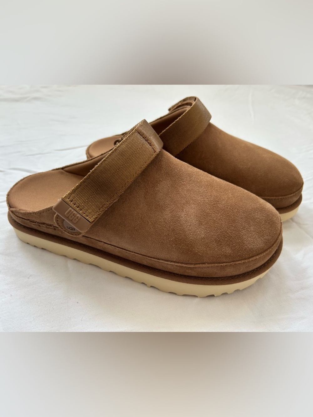 NWT UGG Goldenstar Chestnut Clogs - Womens - Picture 4 of 9